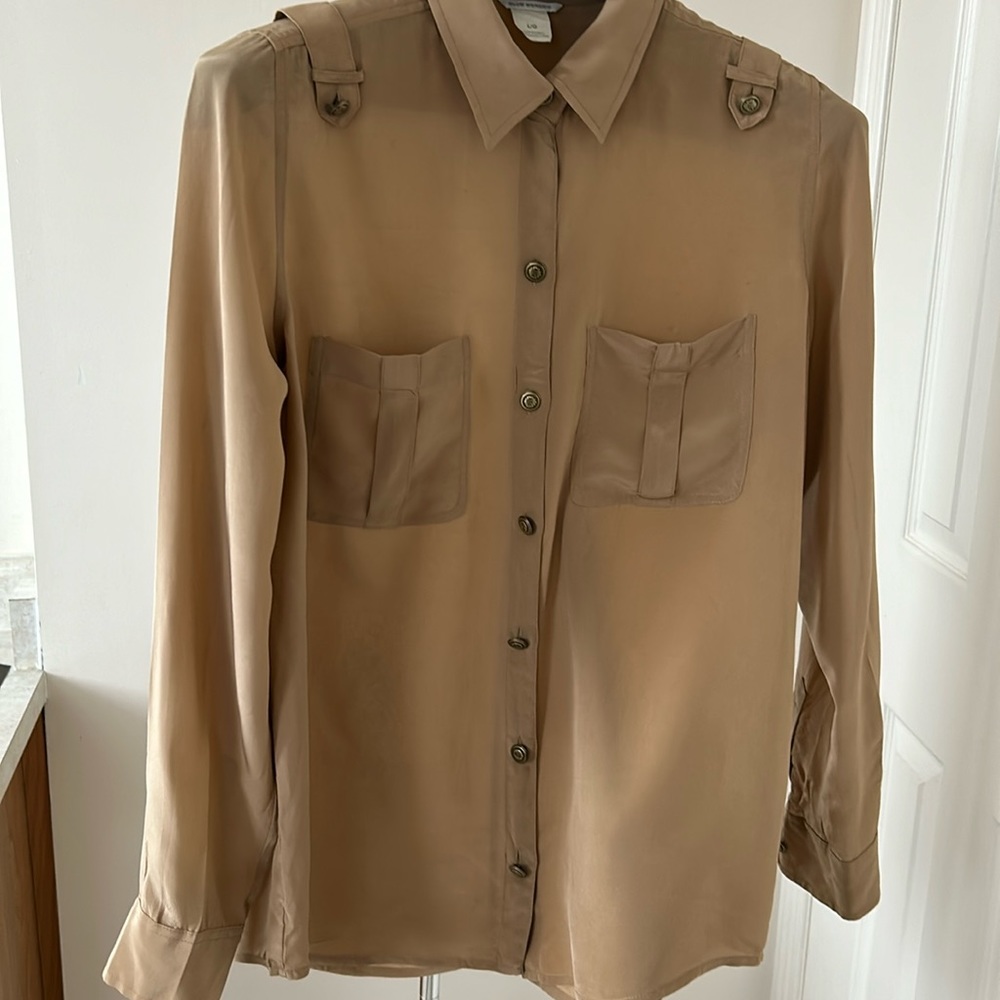 Silk beige blouse